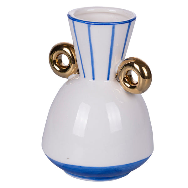 sconto Vaso con Manici 13x12x17 cm in Porcellana VdE Tivoli 1996 Egeo
