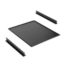 Kit Vassoio e Telaio per Armadio Regolabile 600 mm Emuca Nero