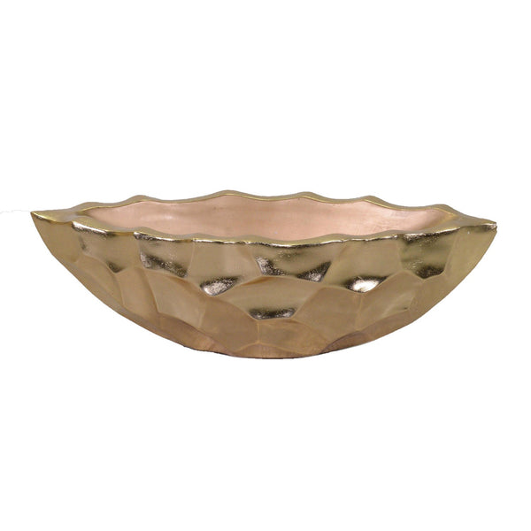 Ciotola in Resina oro ovale cm 82x30xh26 acquista