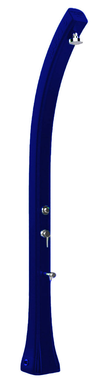 online Doccia Solare da Giardino 28L Miscelatore Temporizzato e Lavapiedi Arkema Happy Beach Blu