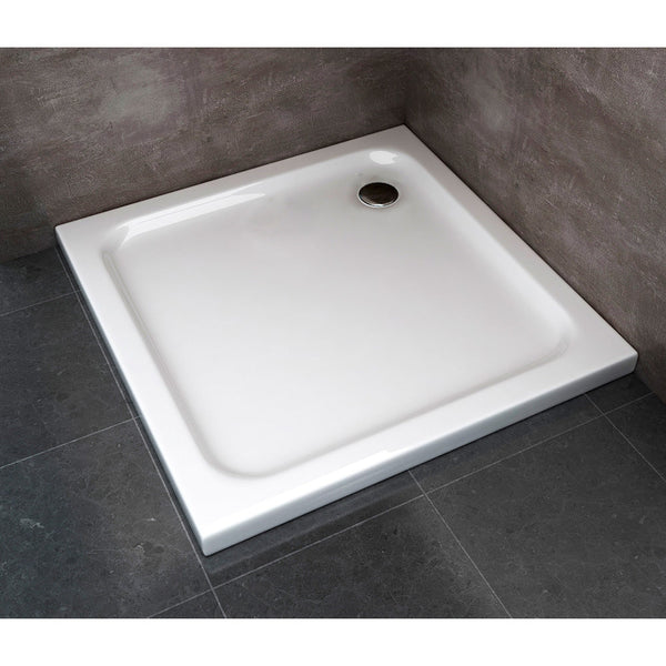 sconto Piatto Doccia Quadrato H5cm in ABS Rinforzato Bianco Varie Misure