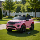 Macchina Elettrica per Bambini Licenza Land Rover Evoque 12V con Telecomando Rosa