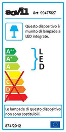 Applique da Esterno a LED 10W Sovil Tibet Marrone