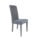 Set 2 Sedie 47x47x101 cm Giada Enjoy 23 tessuto Grigio