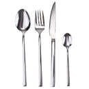 Servizio Set di Posate 24 Pezzi in Acciaio Inossidabile 18/8 VdE Tivoli 1996 Luxury Argento
