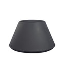 Vaso da Esterno Interno Design Conico Ø60x35 cm Stromboli in Resina Antracite 