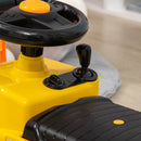 Trattore Muletto Cavalcabile per Bambini  86x27,5x47,5 cm con Portaoggetti Giallo e Nero