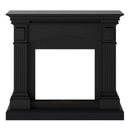Cornice da Pavimento per Inserto Camino Elettrico 113,7x102,2x28,2 cm in MDF Sined Cetona Nero