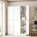 Libreria 40x35x180 cm Scaffalatura Moderna 5 Ripiani in MDF Bianco      