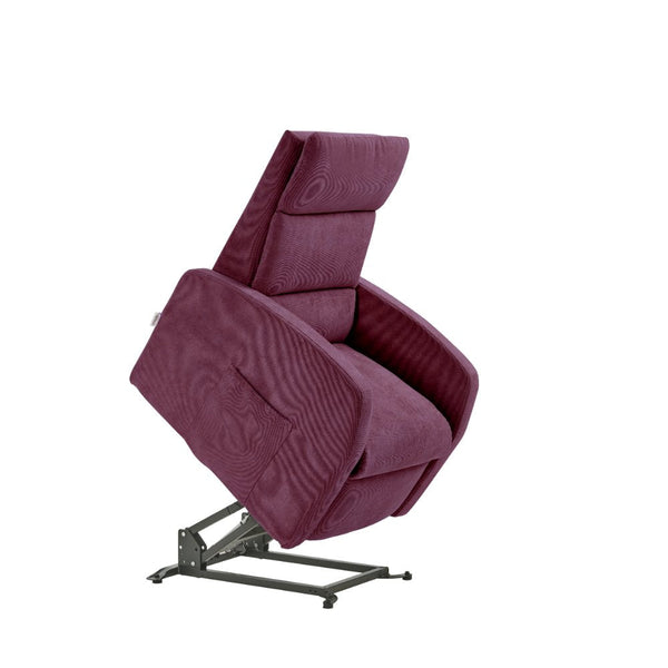 prezzo Poltrona Alzapersona Elettrica 2 Motori 72x111x86 cm Martina in Microfibra Dispositivo Medico 1 Viola
