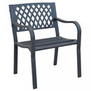 Poltrona Montreal 60x56x85 h cm in Acciaio Antracite