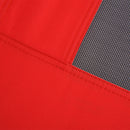 Brandina Portatile per Cani 78x68x20 cm Fino a 18Kg in Metallo e Tessuto Oxford Rosso
