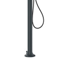 Doccia da Giardino in Alluminio Soffione 3 Getti Sined Luna Alu D Sensor Grigio 
