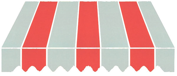 Tenda da Sole a Caduta 2x2,5m Tessuto in Poliestere Disegno P3011 sconto