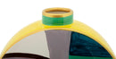 Vaso Piccassy Color Round 23x9x28 cm in Ceramica Multicolor      