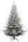 Albero di Natale Artificiale Floccato Effetto Realistico Innevato 270 cm 2284 Rami Montaggio a Ombrello Effetto Neve