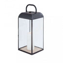 Lanterna Millicent Grande 19,5x19,5x54 h cm in Acciaio Antracite