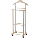 Appendiabiti Indossatore Salvaspazio Ingresso 5x44,5x97,5 cm in Legno di Faggio