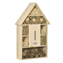 Casa per Insetti da Giardino 32x12,5x57 cm 5 Livelli in Legno e Bamboo