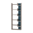 Libreria 60,5x22x162,5 cm Oppa tortora turchese