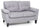 Divano 2 Posti 145x78x95 cm in Tessuto Grigio