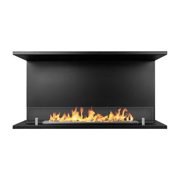 Camino a Bioetanolo da Incasso ad angolo 90x24,5x45 cm Trevi 90 Nero acquista