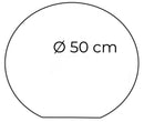 Sfera Solare Luminosa a LED 6000K da Giardino Ø50 cm in Polietilene Sined Luce Bianca