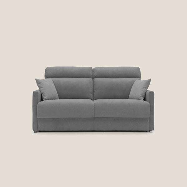 Divano Letto 3 Posti 196x102x97 cm in Tessuto Grigio acquista