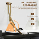 Tavolo da Disegno Regolabile 120x60x92 cm Scrivania e Sgabello per Disegno in MDF Metallo e PU Bianco      