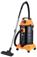 Bidone Aspirapolvere Aspiratore Solidi e Liquidi 1500W Qlima WDZ530 Nero e Arancione