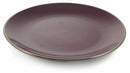 Set 6 Piatti Piani Ø26,5x2,5 cm in Gres Villa d'Este Home Tivoli Royal Passion Viola