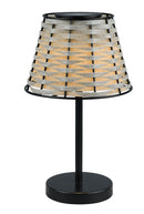 Lampada da Tavolo da Esterno a LED SMD in Metallo Nero Opaco
