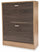 Scarpiera 2 Scomparti in MDF 63x24x80 cm Soriani Bicolore