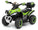 Mini Quad Elettrico per Bambini 6V Kid Go Deluxe Verde