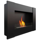 Camino a Bioetanolo da Parete 90,2x65 cm Flig Boston 2 Nero