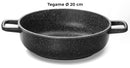 Batteria di Pentole 4 Pezzi in Alluminio Pressofuso Antiaderente Olympia Hard Cook
