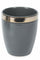 Set 6 Bicchieri per Acqua in Gres 330 ml Villa d'Este Home Tivoli Grigio Chiaro Naima