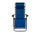 Sedia Sdraio Zero Gravity Reclinabile Pieghevole Blu