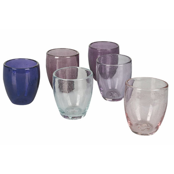 online Set 6 Bicchieri Acqua Acapulco Provence in Vetro VdE Tivoli 1996 Viola