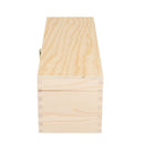 Cassetta portabottiglie vino legno naturale 1 bottiglia champagne cm 38x13xh12