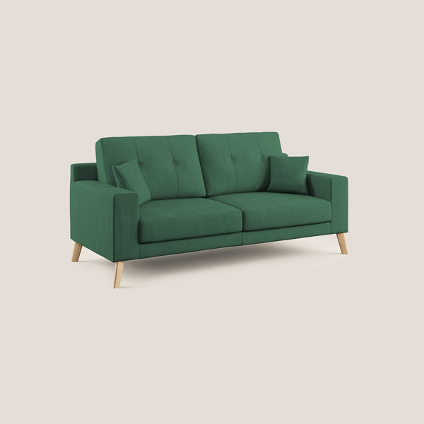 acquista Divano 3 Posti 186x95x91 cm in Tessuto Verde