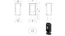 Stufa a Legna 5,5/10,5KW in Acciaio Flig Bradbury Plus Nera