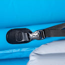 Canoa Gonfiabile 2 Posti 330x105x50 cm in PVC Azzurro
