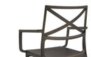 Sedia da Giardino 60x53x81 cm con Braccioli Keter Metalix Bronzo