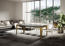 Tavolo Allungabile 180-284x90x80 cm Flame Evolution Cemento