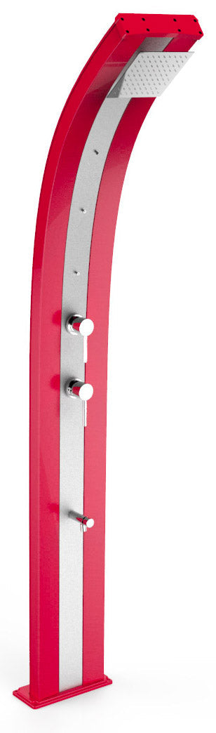 Doccia da Giardino Miscelatore Nebulizzatore e Lavapiedi Arkema Dada Fascia Inox Cherry prezzo
