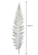 Set 12 Felce Boston con Glitter H60 Verde