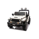 Macchina Elettrica per Bambini Jeep Wrangler Rubicon 12V con Telecomando Bianco   
