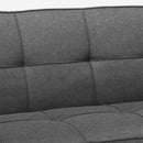 Divano Letto 172x74x75 cm in Tessuto Grigio