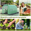 Serra con Tetto Arrotondato in PE 3.5x2x2m 